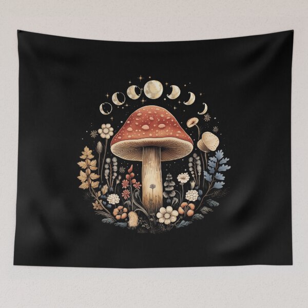 Item preview, magic mushrooms and plants designed and sold by paulrommer.