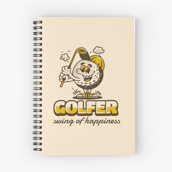 Item preview, Golf ball character holding a golf stick designed and sold by adipra.
