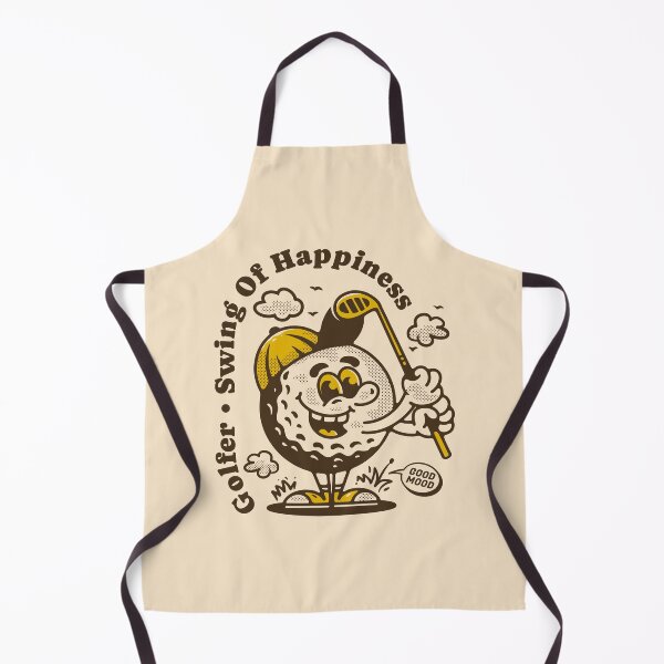 Item preview, Golf ball character holding a golf stick designed and sold by adipra.