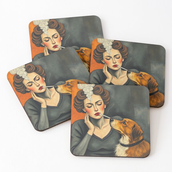Item preview, Woman and dog  designed and sold by Terry Collett.