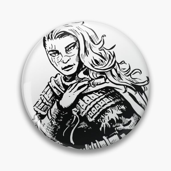 Item preview, Ink viking shieldmaiden designed and sold by harmvanschaik.