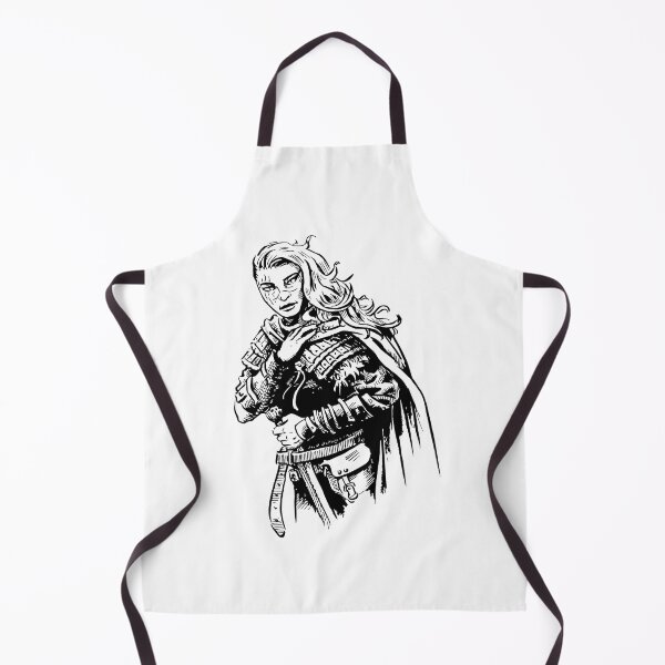Item preview, Ink viking shieldmaiden designed and sold by harmvanschaik.