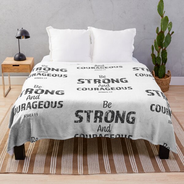 Item preview, Be Strong And Courageous - Christian designed and sold by CrossCrafted.