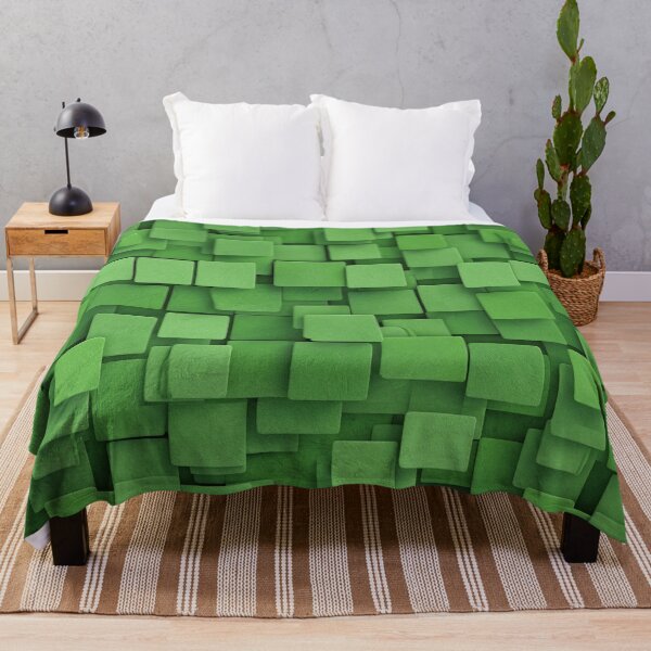 Item preview, Abstract green textured squares designed and sold by Giuseppe Cammino.
