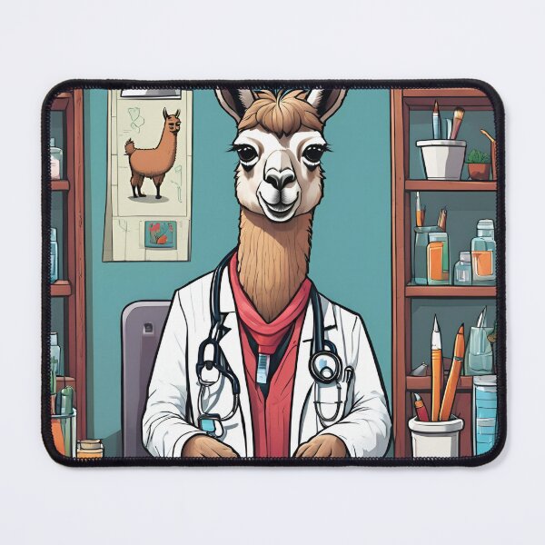Item preview, Doctor Llama with Medical Supplies designed and sold by LoveingShop.