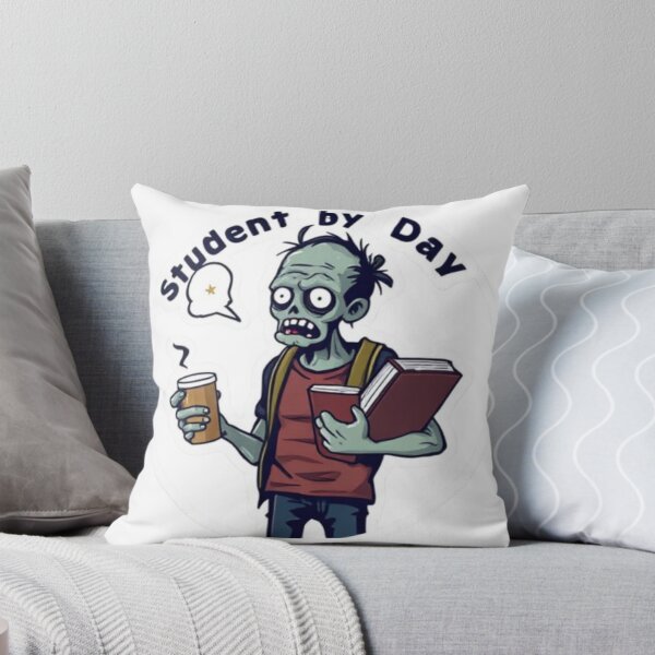 Item preview, Camiseta con diseño de estudiante zombi con libro designed and sold by Fluffy Joy Designs.