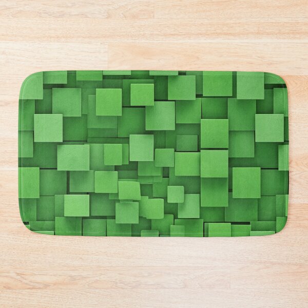 Item preview, Abstract green textured squares designed and sold by Giuseppe Cammino.