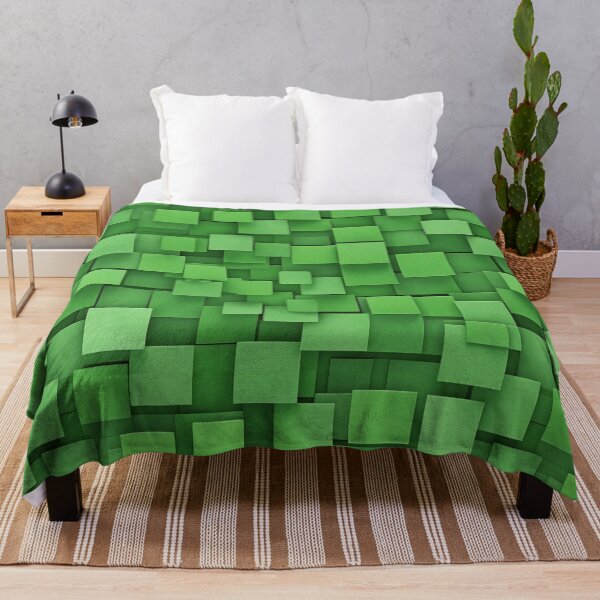 Item preview, Abstract green textured squares designed and sold by Giuseppe Cammino.