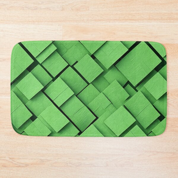 Item preview, Abstract green textured squares designed and sold by Giuseppe Cammino.