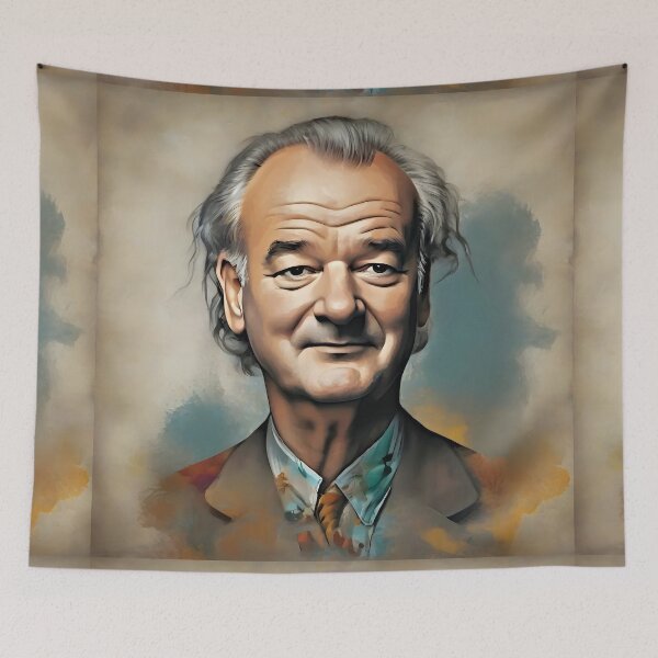 Item preview, Comic portrait of Bill Murray designed and sold by bogfl.