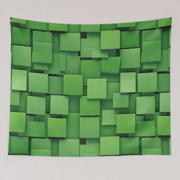 Item preview, Abstract green textured squares designed and sold by Giuseppe Cammino.