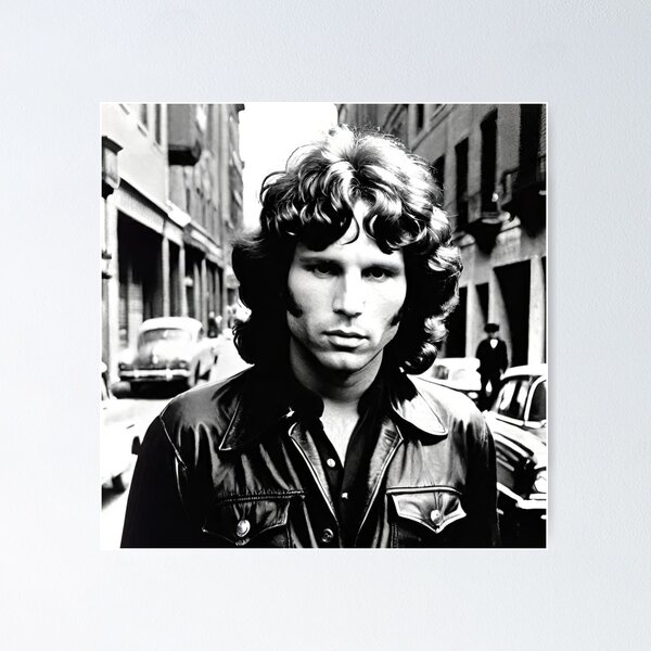 Item preview, Jim Morrison Black And White | TheAmericanPoet designed and sold by TheAmericanPoet.