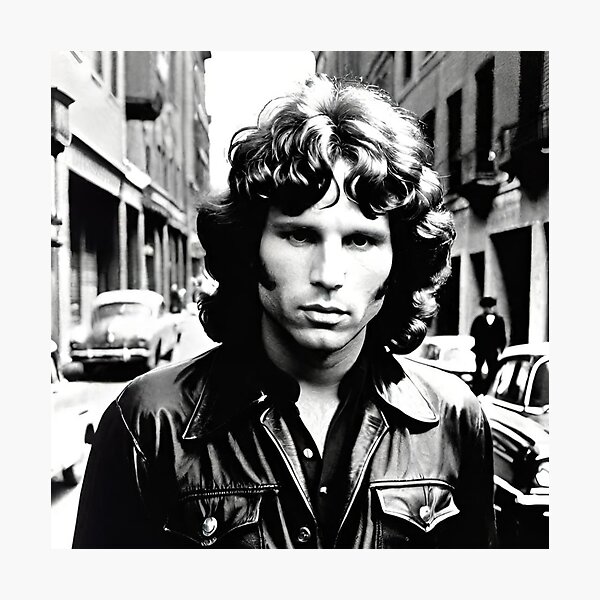 Item preview, Jim Morrison Black And White | TheAmericanPoet designed and sold by TheAmericanPoet.