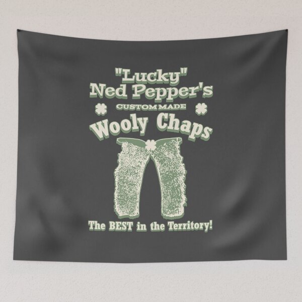 Item preview, Lucky Ned Pepper's Wooly Chaps designed and sold by robotrobotROBOT.
