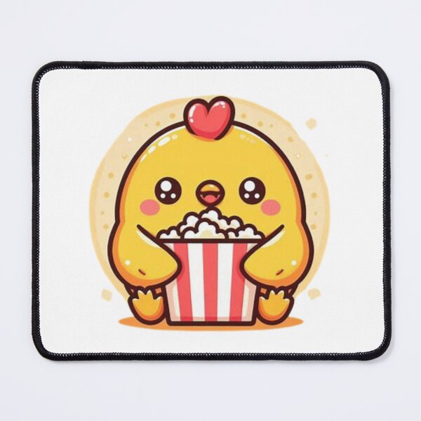 Item preview, chicken eating popcorn designed and sold by Eternalski.