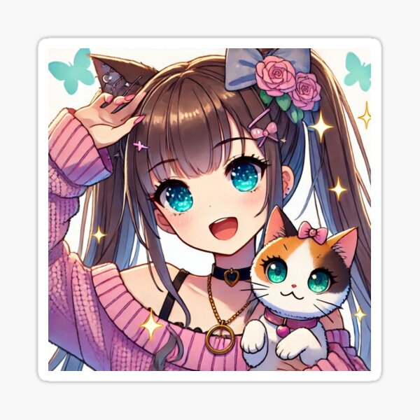 Item preview, Anime Cat Fashionable designed and sold by RookSeed.