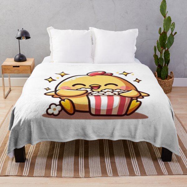 Item preview, chicken eating popcorn designed and sold by Eternalski.