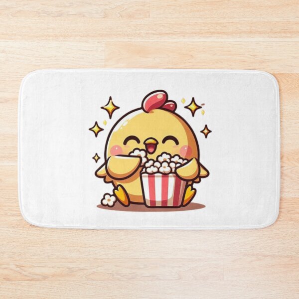 Item preview, chicken eating popcorn designed and sold by Eternalski.