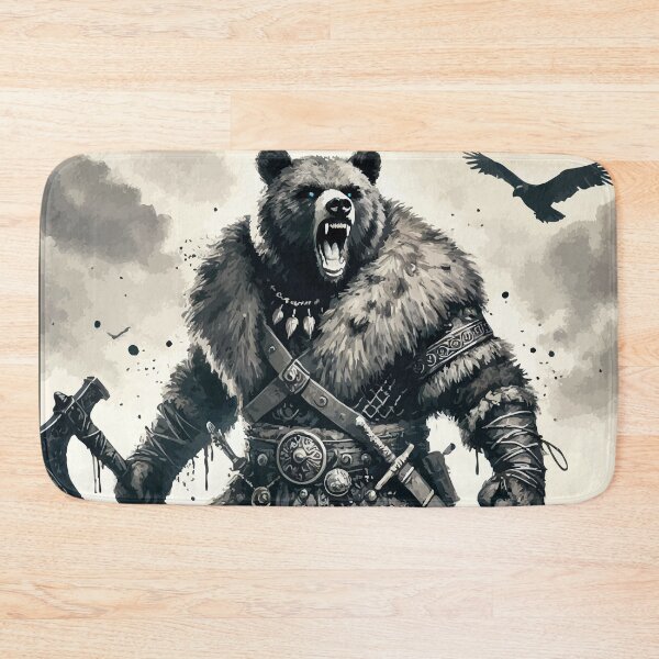 Item preview, Valhalla War Bear Norse Mythology  designed and sold by TomFrontierArt.
