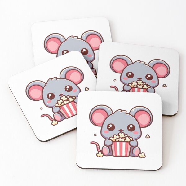 Item preview, mouse eating popcorn designed and sold by Eternalski.