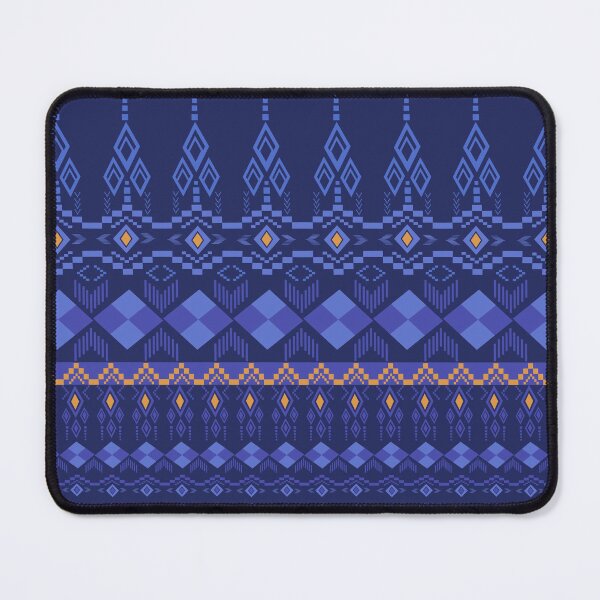 Item preview, Blue Thai seamless pattern designed and sold by Tarathai.