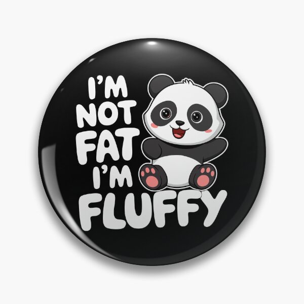 Artikelvorschau, Lustiges flauschiges Panda-Zitat-Design Wildlife Kawaii Chubby entworfen und verkauft von w1ckerman.