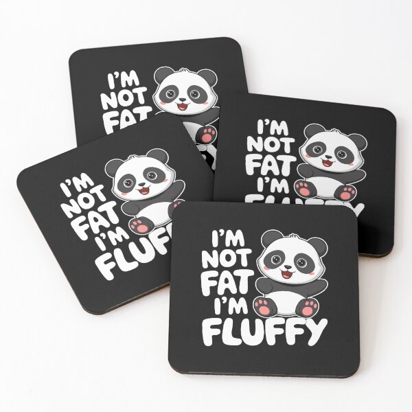 Item preview, Funny Fluffy Panda Quote Design Wildlife Kawaii Chubby designed and sold by w1ckerman.