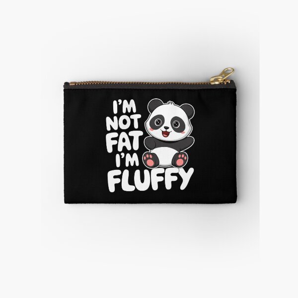 Item preview, Funny Fluffy Panda Quote Design Wildlife Kawaii Chubby designed and sold by w1ckerman.
