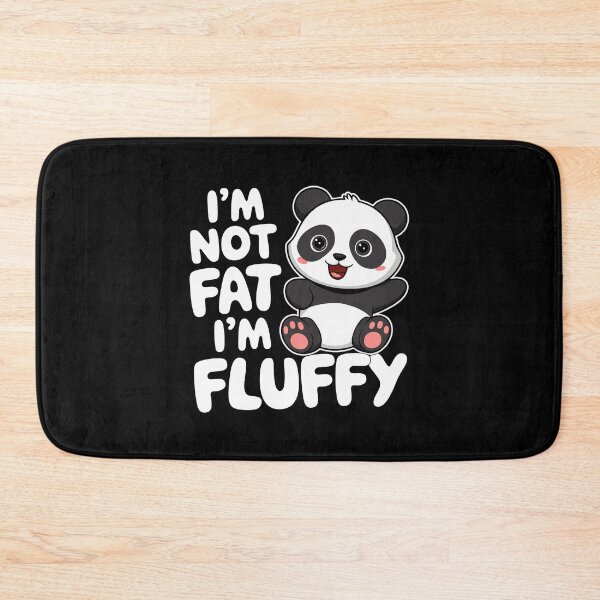 Item preview, Funny Fluffy Panda Quote Design Wildlife Kawaii Chubby designed and sold by w1ckerman.