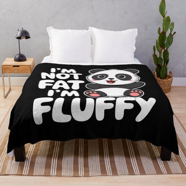 Item preview, Funny Fluffy Panda Quote Design Wildlife Kawaii Chubby designed and sold by w1ckerman.