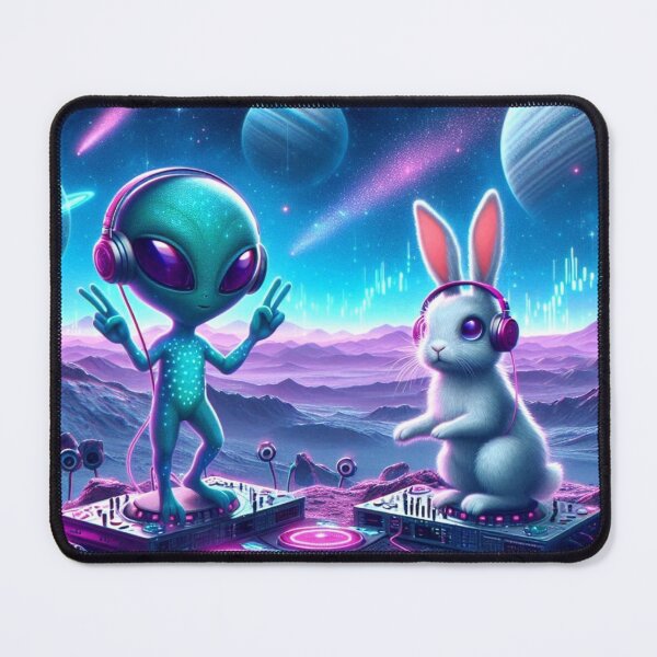 Item preview, alien and rabbit designed and sold by Dogandesighn.