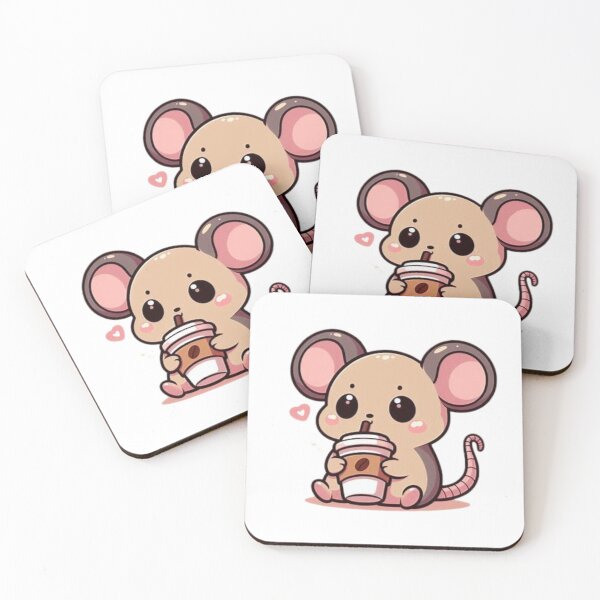 Item preview, mouse with coffee designed and sold by Eternalski.