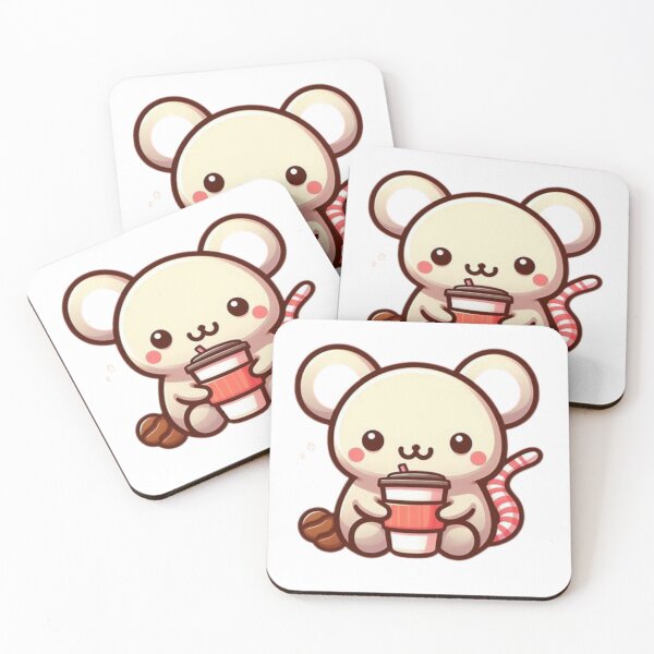 Item preview, mouse with coffee designed and sold by Eternalski.
