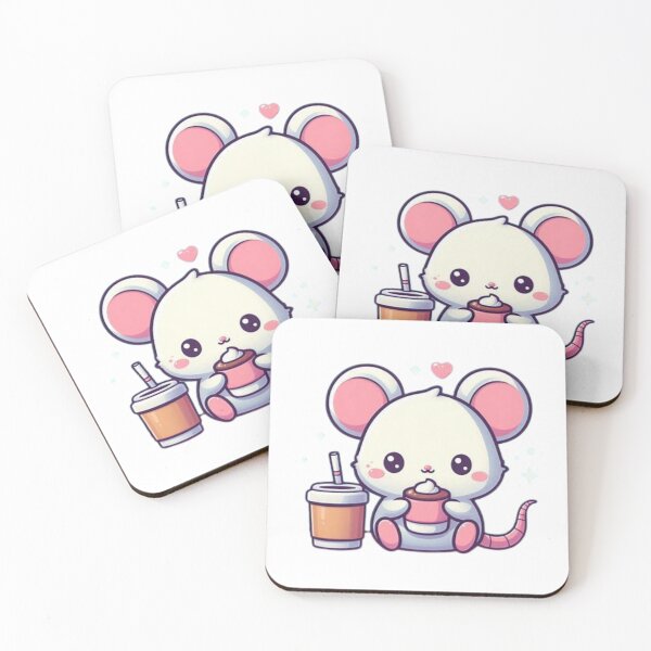 Item preview, mouse with coffee designed and sold by Eternalski.