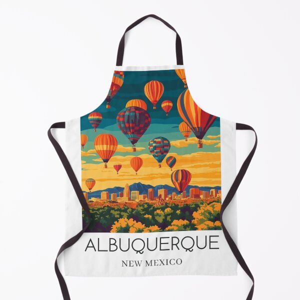 Item preview, A Pop Art Travel Print of Albuquerque - New Mexico designed and sold by StudioRedKoala.