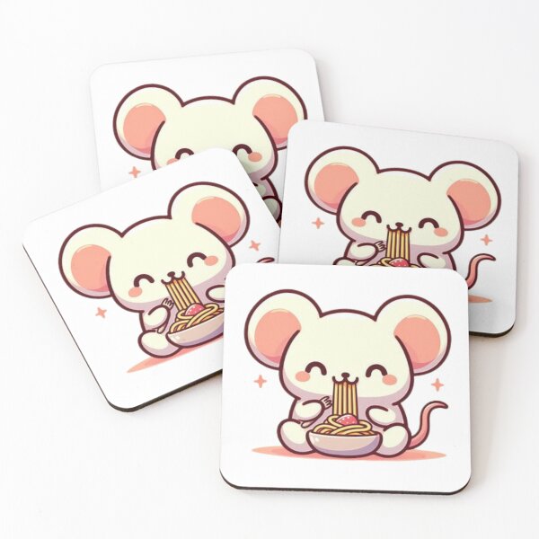 Item preview, mouse eating pasta designed and sold by Eternalski.