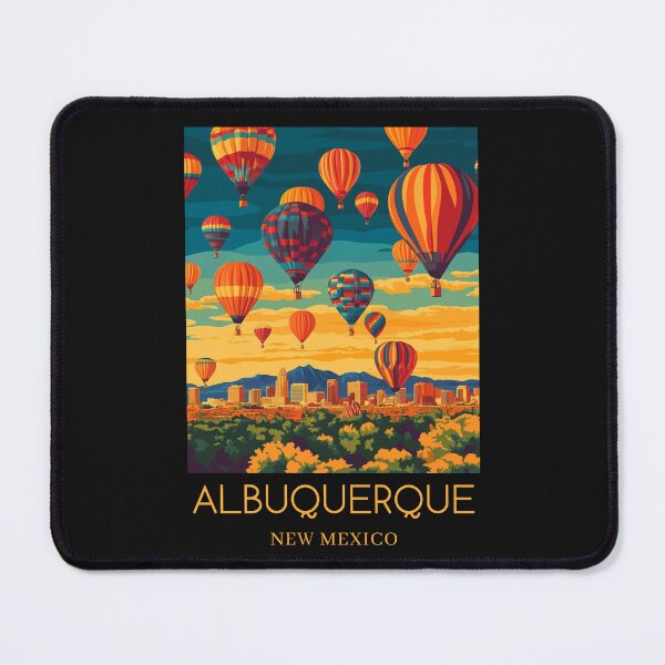 Item preview, A Pop Art Travel Print of Albuquerque - New Mexico designed and sold by StudioRedKoala.