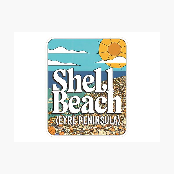 Item preview, Shell Beach (Eyre Peninsula)  designed and sold by Random Designs.