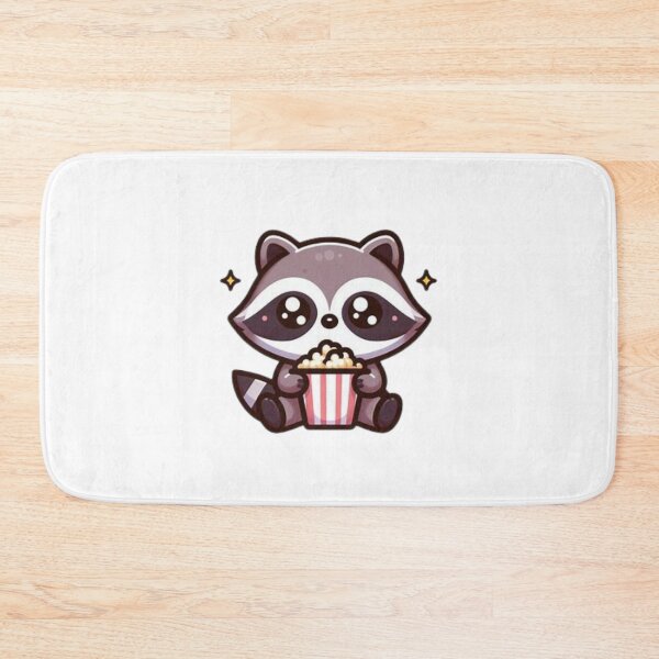 Item preview, raccoon eating popcorn designed and sold by Eternalski.