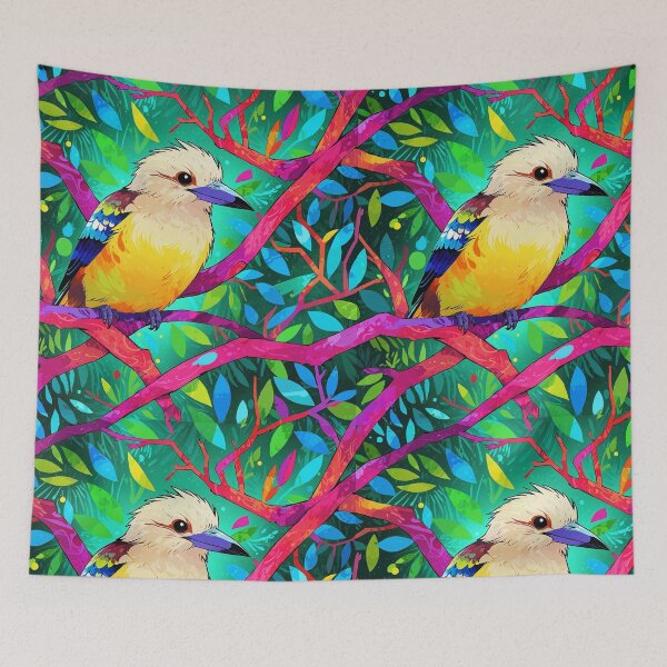 Item preview, The Australian Kookaburra in neon colours designed and sold by AussieConcepts.