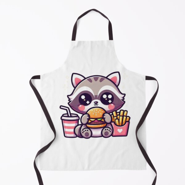 Item preview, Mapache comiendo hamburguesa designed and sold by Eternalski.