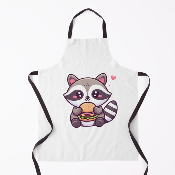 Item preview, Mapache comiendo hamburguesa designed and sold by Eternalski.