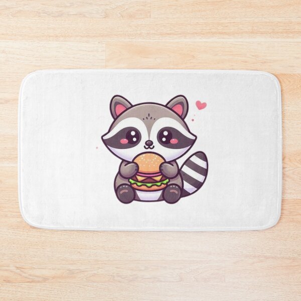 Item preview, raccoon eating burger designed and sold by Eternalski.