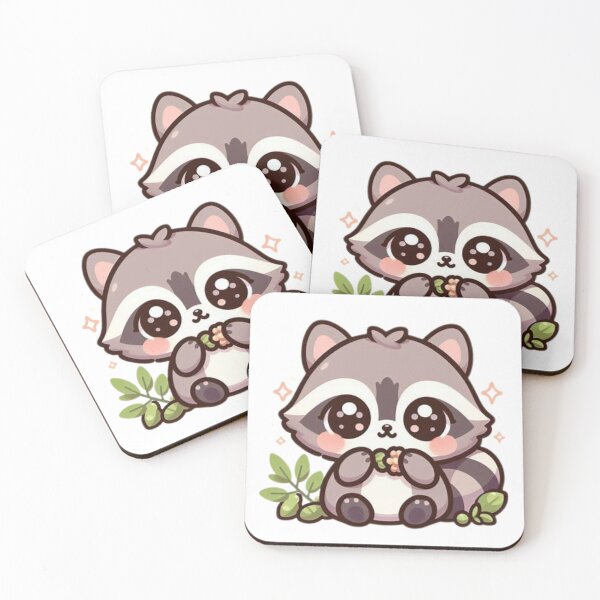 Item preview, raccoon eating seeds designed and sold by Eternalski.
