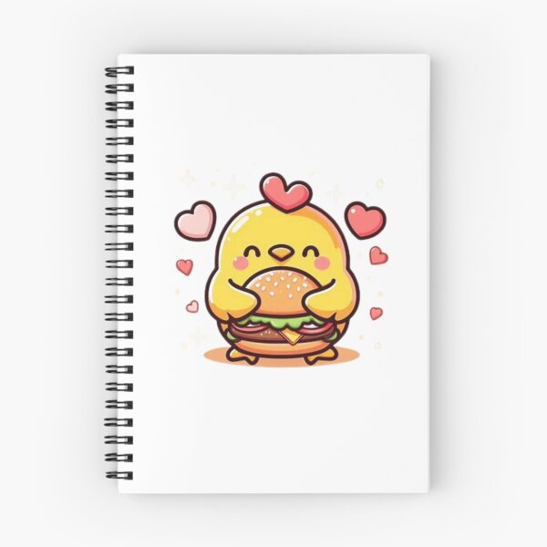 Item preview, chicken eating burger designed and sold by Eternalski.