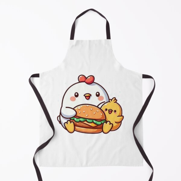 Item preview, chicken eating burger designed and sold by Eternalski.