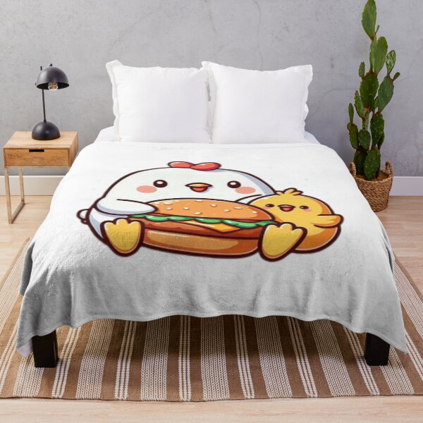 Item preview, Pollo comiendo hamburguesa designed and sold by Eternalski.