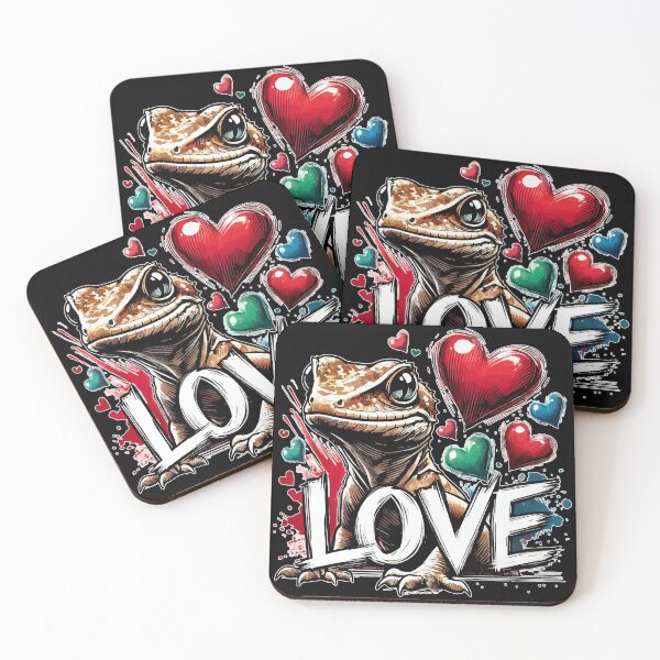 Item preview, Love Gecko Valentines Day designed and sold by TomFrontierArt.