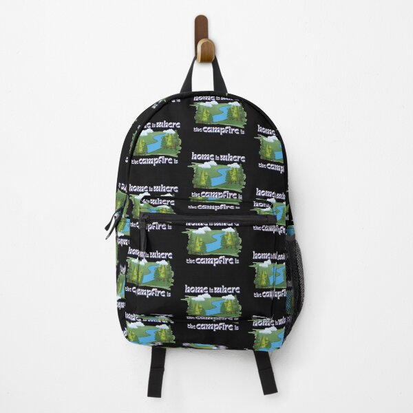 Item preview, "Home Is Where the Campfire Is" Camping Print – Cozy Outdoor Adventure Decor designed and sold by stxaris.