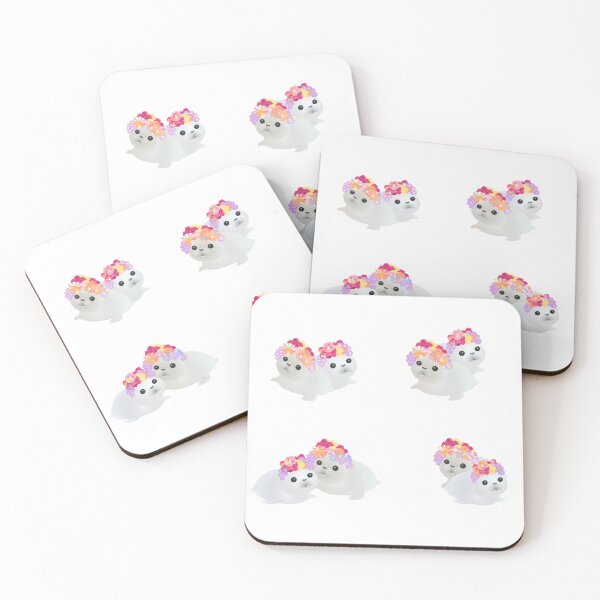 Item preview, seals cute seal with flowers designed and sold by MiraNomegusta.